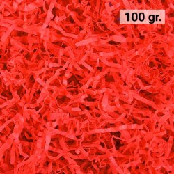 Virutas de papel para rellenar regalos 100 gr. color gris