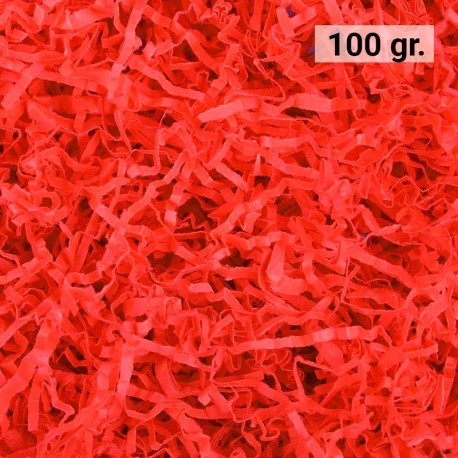 Virutas de papel para rellenar regalos 100 gr. color gris