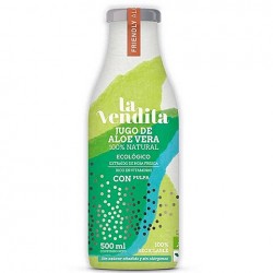 Jugo de Aloe vera ecológico con pulpa 500 ml