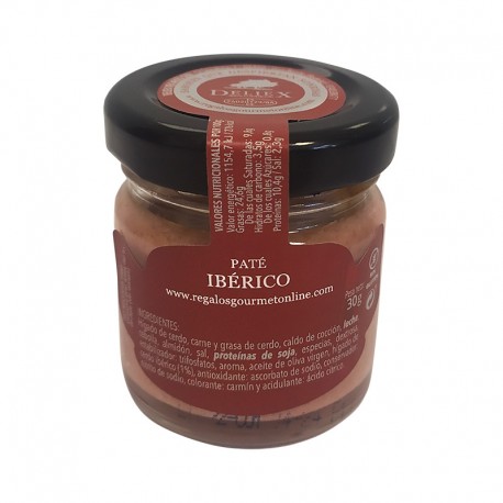 Tarrito de paté ibérico Deliex 30 gr