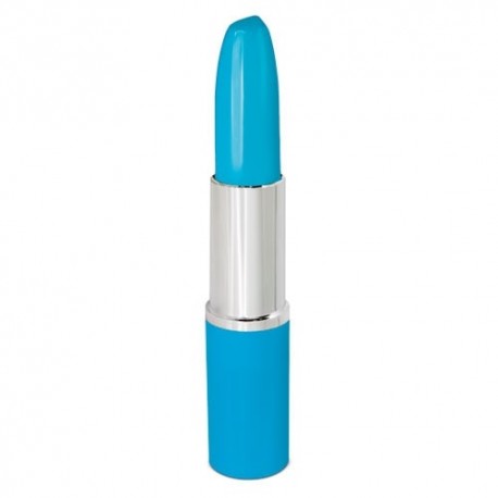 Bolígrafo Forma Pintalabios Azul