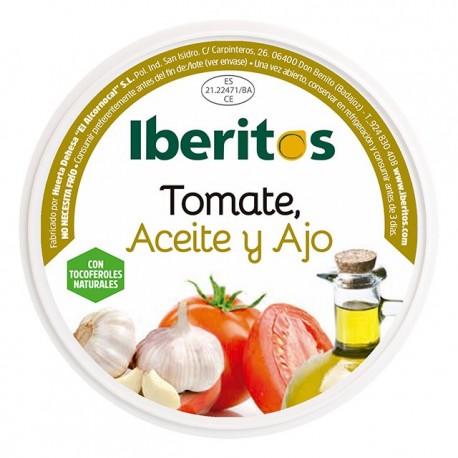 TOMATE , ACEITE Y AJO IBERITOS 250 GRS 