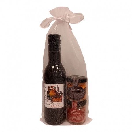 Pack vino Mayoral con tarrito de paté Deliex