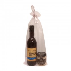 Pack vino con queso de untar para regalos