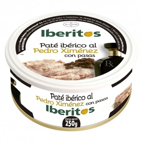 PATE IBERICO P.XIMENEZ IBERITOS 250 GRS
