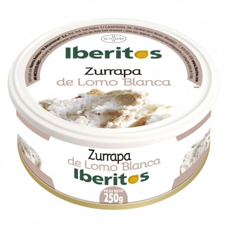 ZURRAPA DE LOMO IBERITOS DE 250 GR