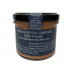 Paté Pedro Ximenez con pasas