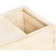Caja de madera para 1 botella de vino