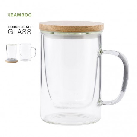 Vaso de cristal para té e infusiones