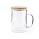 Vaso de cristal para té e infusiones