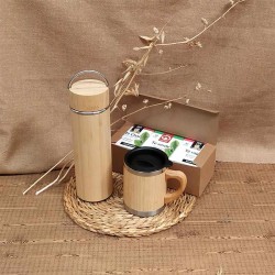 Regalo especial para infusiones y tés. Acabados en bambú.