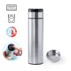Termo con Infusor y Medidor de Temperatura Color Plata
