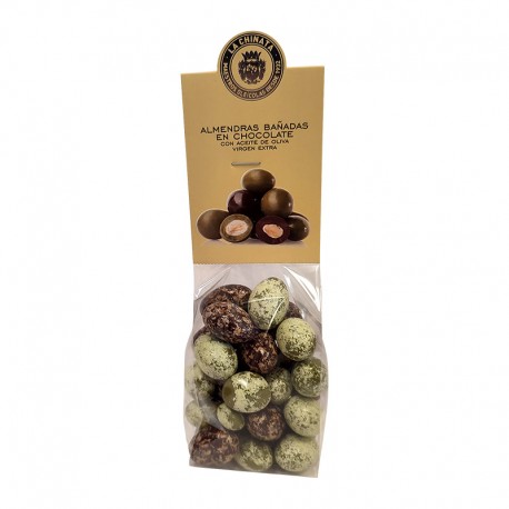 Almendras bañadas en chocolate