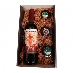 Lote con Don Luciano, crema jamón ibérico y dos cremas de queso para empresas