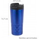 Vaso Termo de aislante para llevar en color Azul