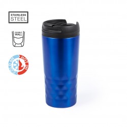 Vaso Termo de aislante para llevar en color Azul