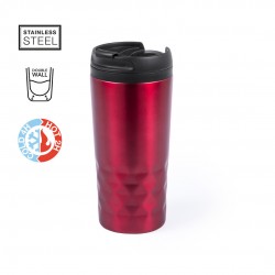 Vaso Termo aislante para llevar en color Rojo