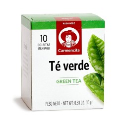 Cajita con sobres de Té Verde