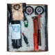 Estuche regalo barato y completo con ibéricos, pate, vino y accesorios.