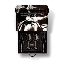 Estuche para regalo 2 Botellas Habla del Silencio y 2 copas Riedel