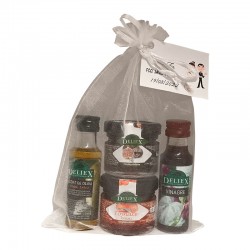 Pack dos mermeladas y aceite y vinagre mini