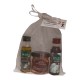 Pack con paté, aceite y vinagre para detalles