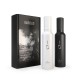 Elegante estuche con dos aceites, iO Blanco e iO Negro, para empresas