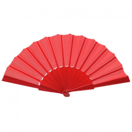 Abanico de tela Rosa