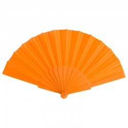 Abanico de tela Naranja