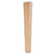 Abanico de color madera natural calada