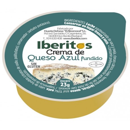 Bandeja de crema de queso azul 25 gr