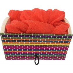 Baúl con pañuelo colores
