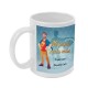 Taza blanca 350 ml personalizable dia del padre