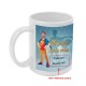 Taza blanca 350 ml personalizable dia del padre