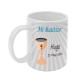 Taza bautizo personalizada
