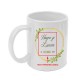 Taza para bodas personalizable