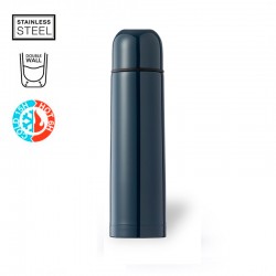 Termo azul marino con Taza en Acabado Brillante