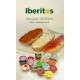 Bandeja de iberitos de sabores variados de 18 unidades