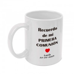 Taza para comunión personalizada