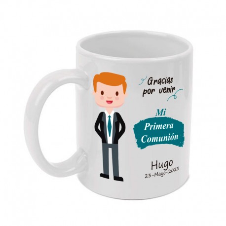 Taza para comunión personalizada