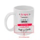 Taza para comunión personalizada