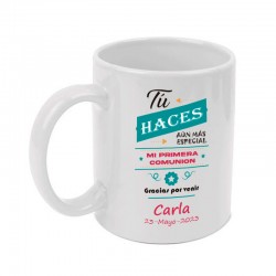 Taza para comunión personalizada