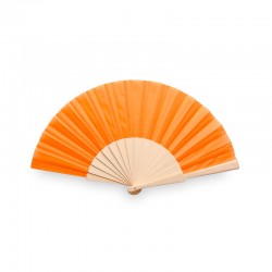 Abanico para eventos color Naranja