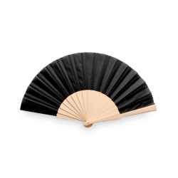 Abanico negro para celebraciones de madera