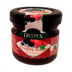 Tarrito Mermelada de Frutos Rojos Deliex 30 gr para ferias