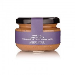 Tarro de paté de carne langosta con Aceite de Oliva Virgen Extra