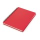 Libreta roja formato A5 de anillas
