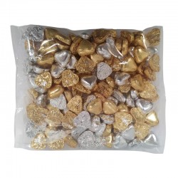 Bolsa de bombon corazón de chocolate 1 kg para empresa