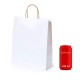Bolsa de papel para eventos Blanca 22 x 23 x 8,5 cm