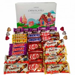 Cesta de chocolates para regalar